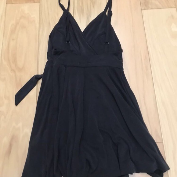 Kimchi Blue Grey Wrap Romper - Picture 2 of 6